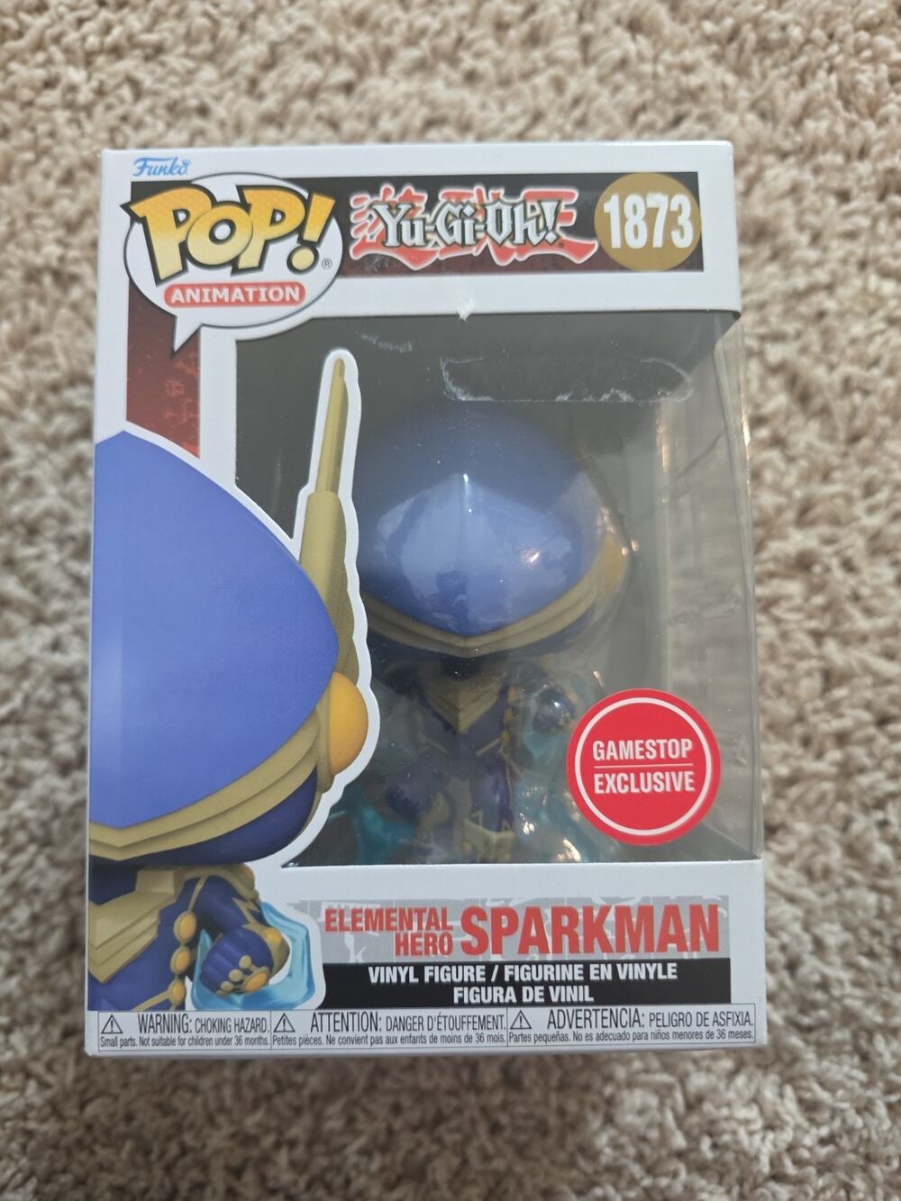 Funko Pop! Vinyl: Yu-Gi-Oh! - Elemental Hero Sparkman - GameStop (Exclusive)...